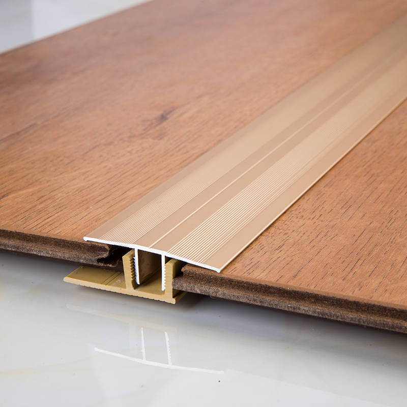 圣象铝合金地板压条高抵扣过桥平扣单边口双边直角扣条门槛压边条
