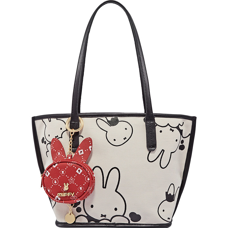 肩包秋冬帆布手提包时尚可爱女士包包小托特包 - miffy米菲箱包旗舰店