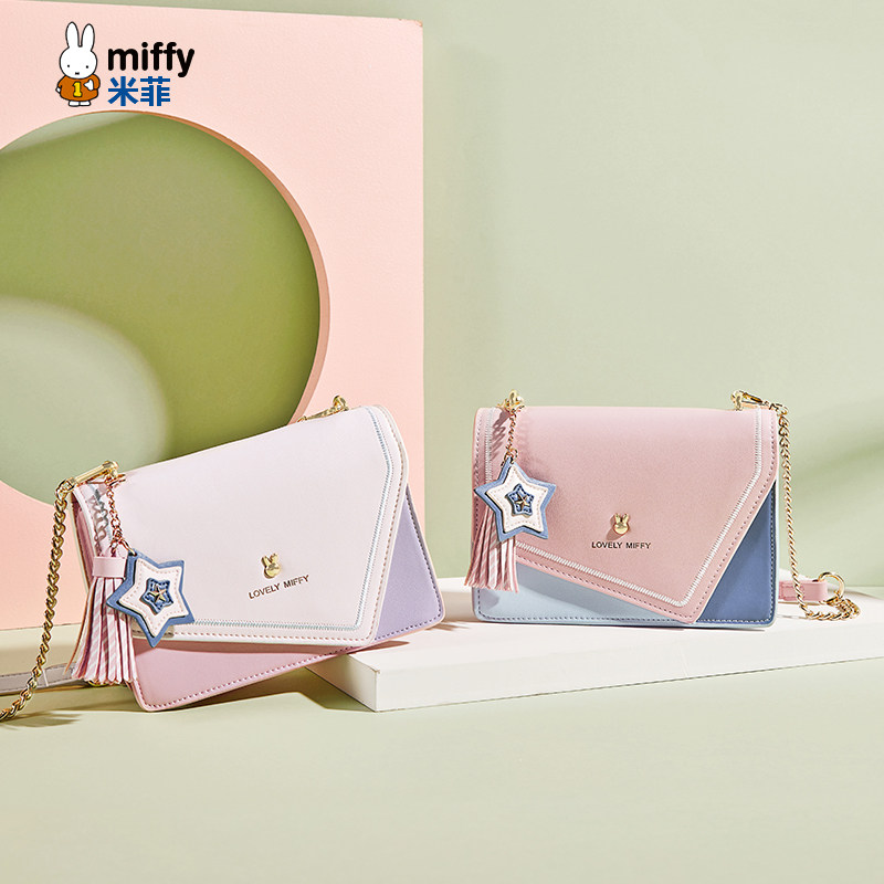米菲包链条小方斜挎少女可爱包可爱网红单肩时尚女士包袋