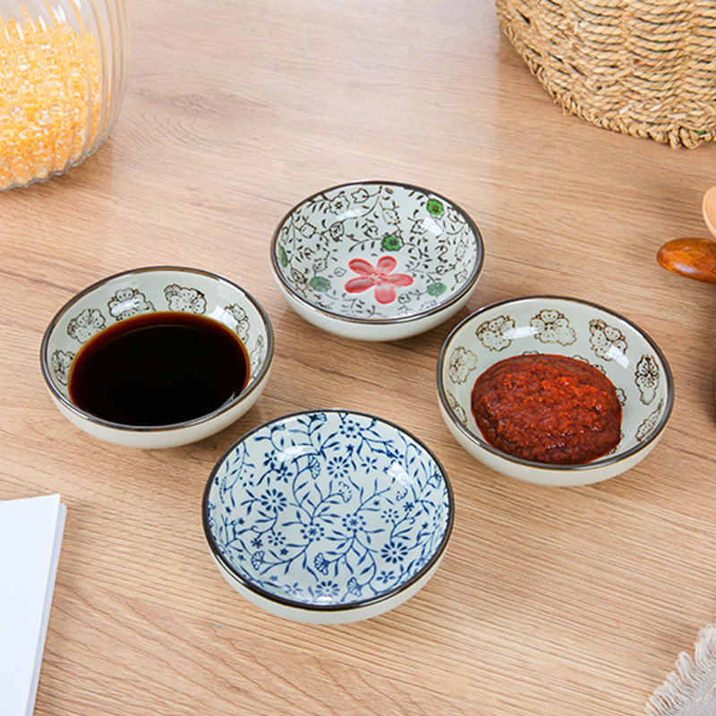 日式创意小碟碟子家用陶瓷调味酱油醋碟开胃碟