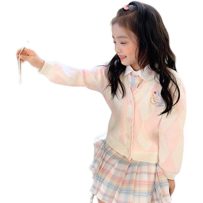 法国jacadi女童幼儿园服春季jk校服