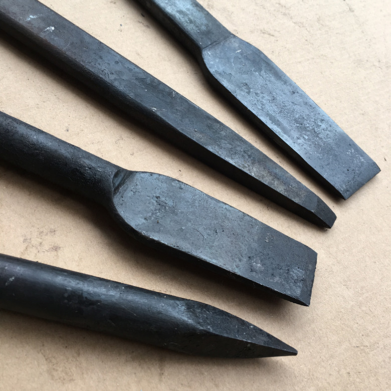 凿子石工锰钢大头尖凿扁凿弹簧钢水泥钳工錾子石工凿