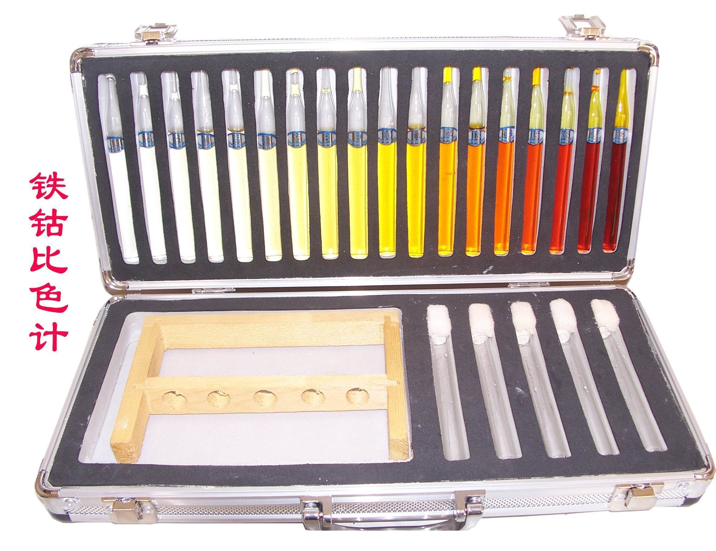 铁钴比色计qsggbt17229218档清漆清油稀料剂颜色色卡