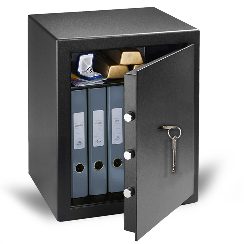 德国百卫特c4s机械钥匙进口锁保险柜50cm防潮防火家用