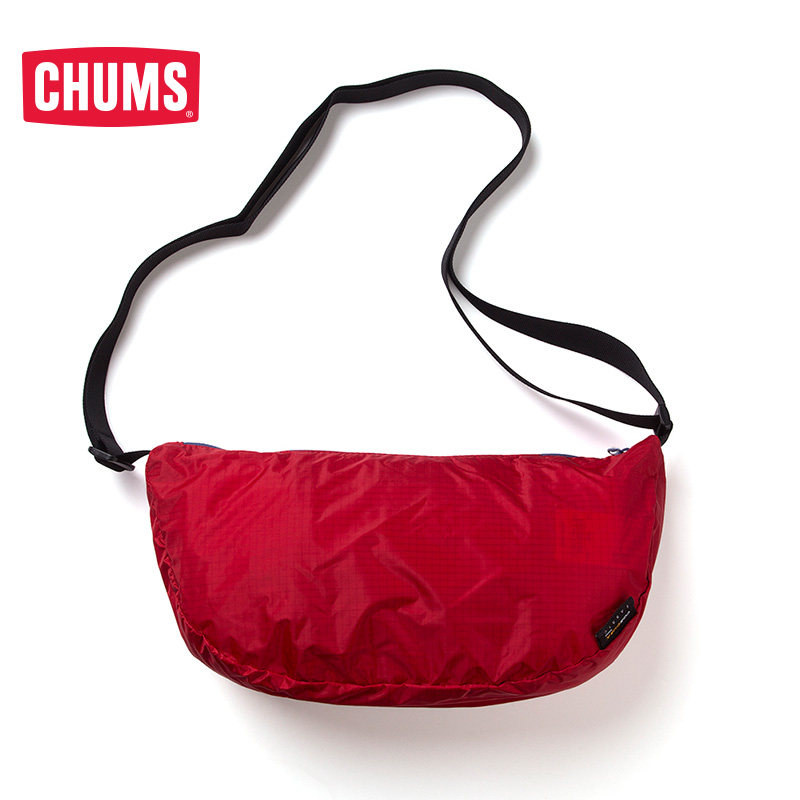 chums洽洽日系潮流户外通用用款单肩包翻袋折叠单肩背包