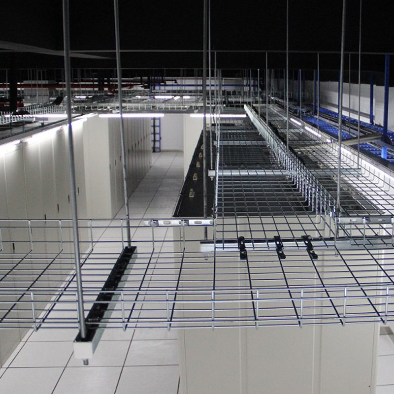 凤图 不锈钢网格桥架卡博菲机房布线电缆桥架开放式走线槽50*30mm