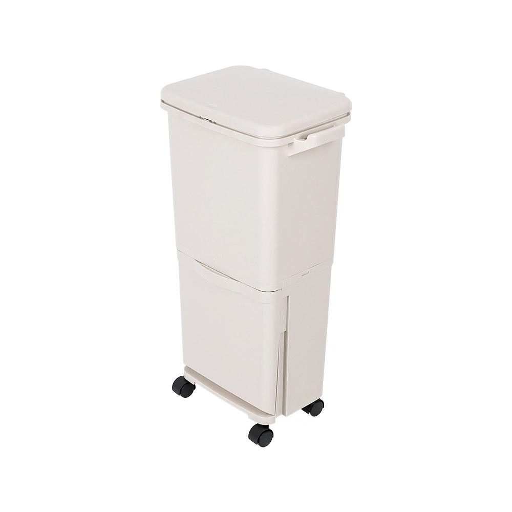 韩国垃圾分类垃圾桶带盖家用厨房韩式双层创意垃圾桶