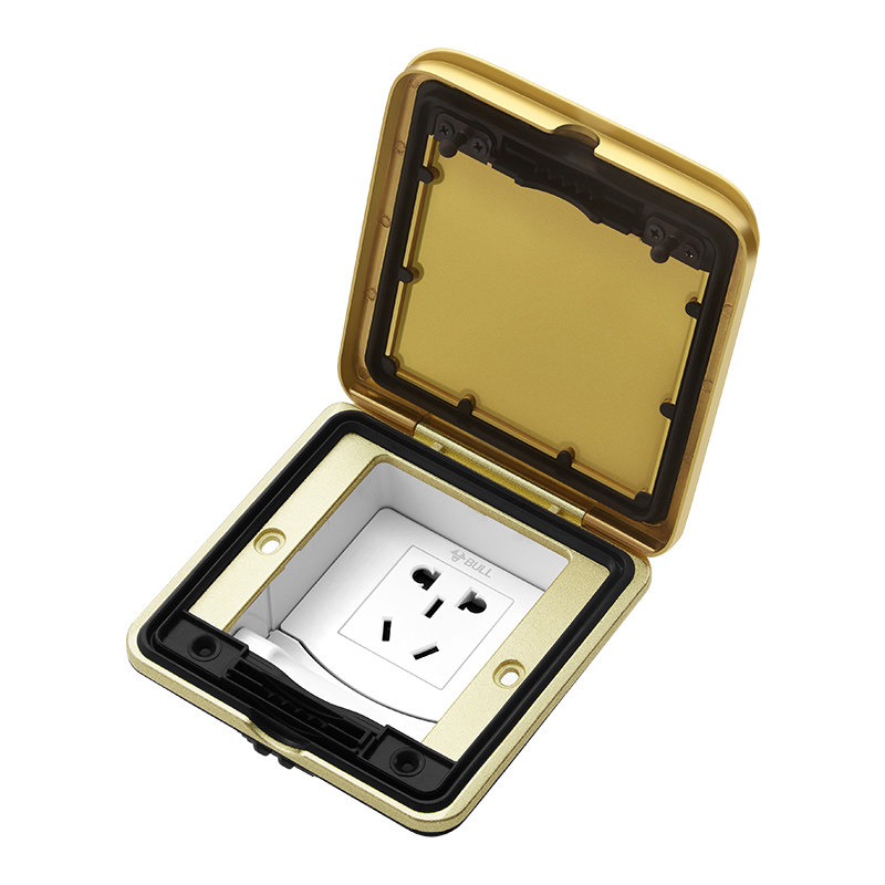 插座公牛地板地面超薄地插网络五孔藏式隐藏地插