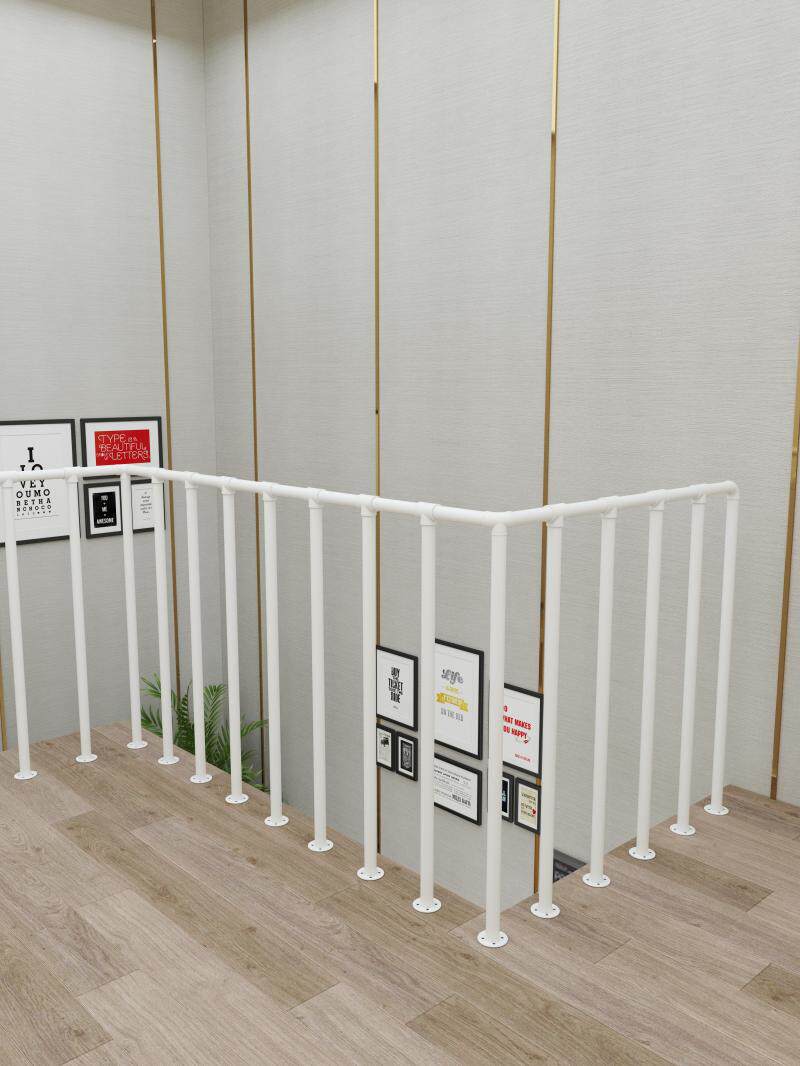 铁艺楼梯扶手护栏简约现代家用室内阳台窗户楼梯扶手