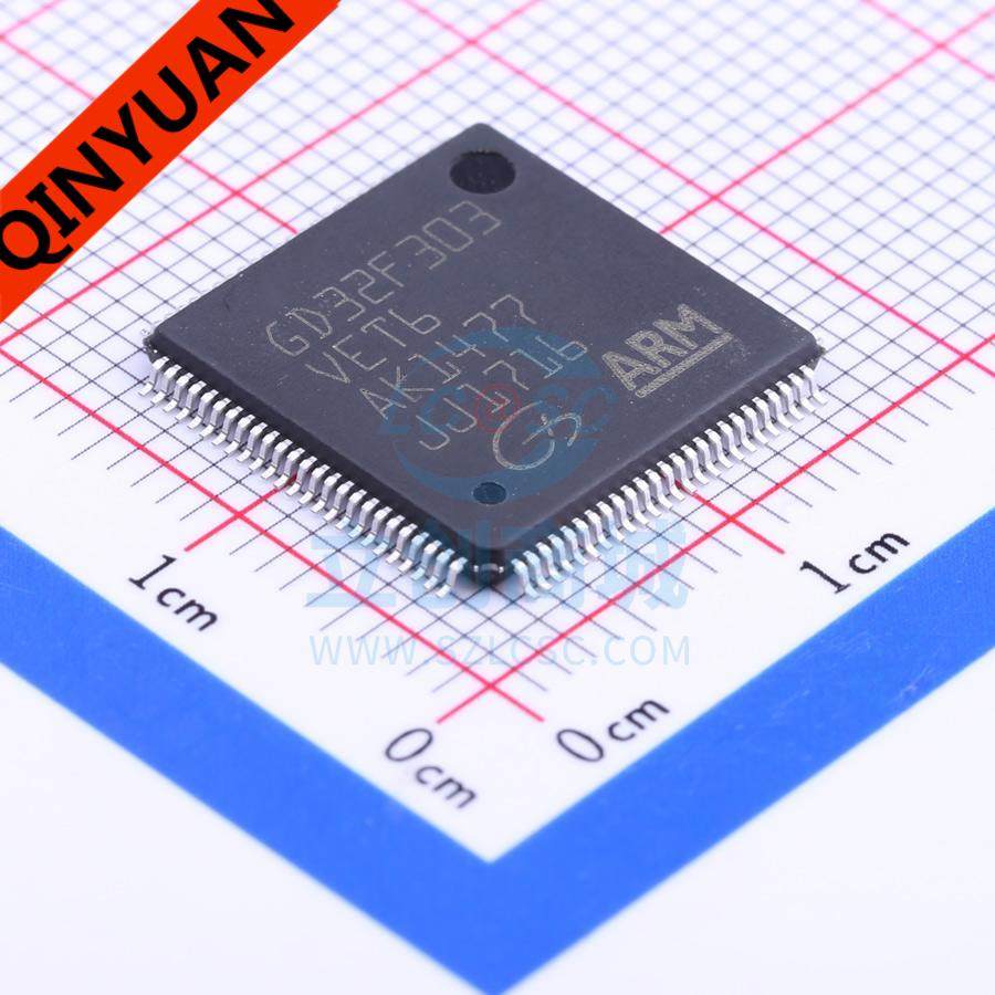 gd兆易gd32f303vet6处理器微控控制器lqfp100全新原装现货芯片