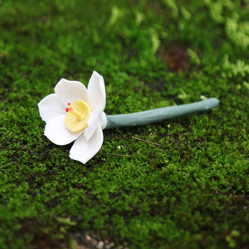新品陶瓷茶宠摆件创意手捏马蹄马蹄莲莲花家用茶宠摆件