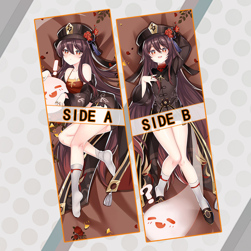 原神胡桃雷电电将军抱枕谢尔凯亚莫娜丽莎二次元动漫毛绒