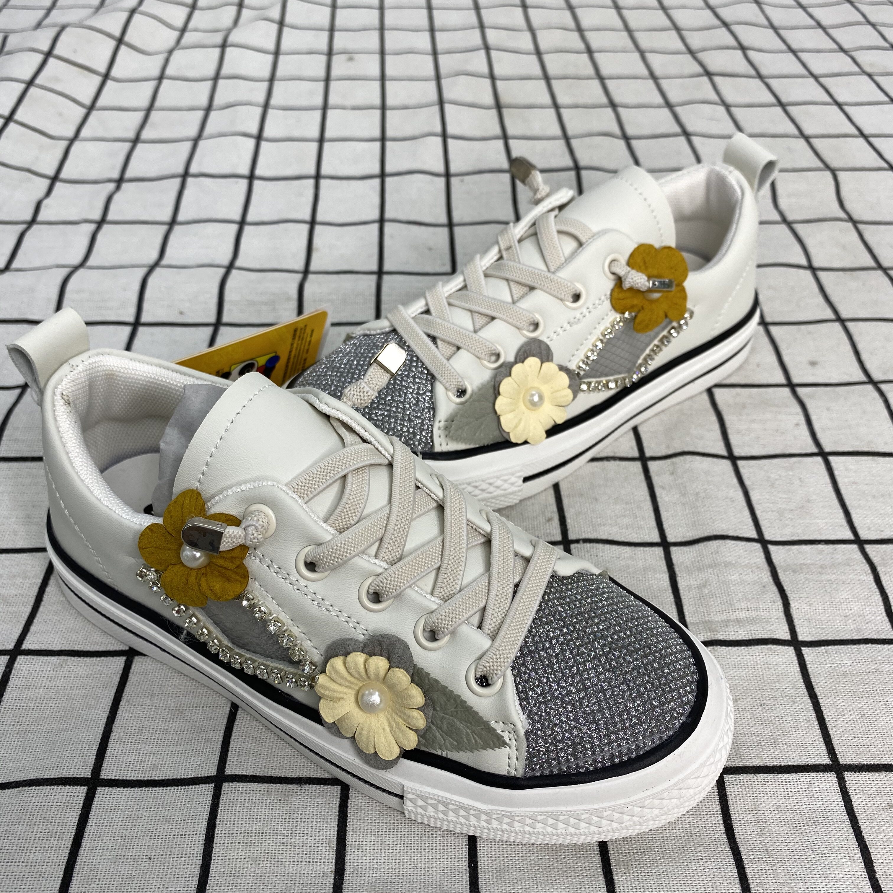 童鞋巴布熊猫2020秋季中大童女鞋子运动鞋