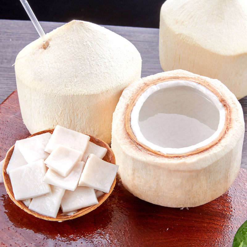 椰子海南椰青新鲜9个当季孕妇水果香皇去皮椰青