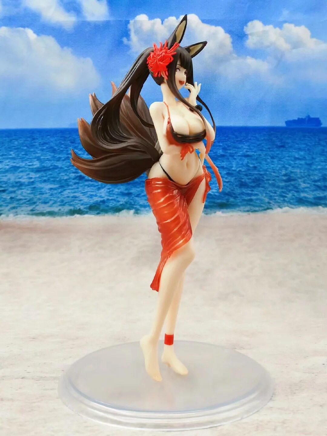 新款动漫碧蓝航线赤城泳装装水ver美少女系列潮玩盲盒