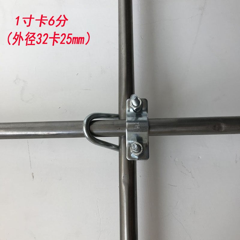 镀锌十字卡扣固定钢管管卡脚手架扣件连接四分组合件