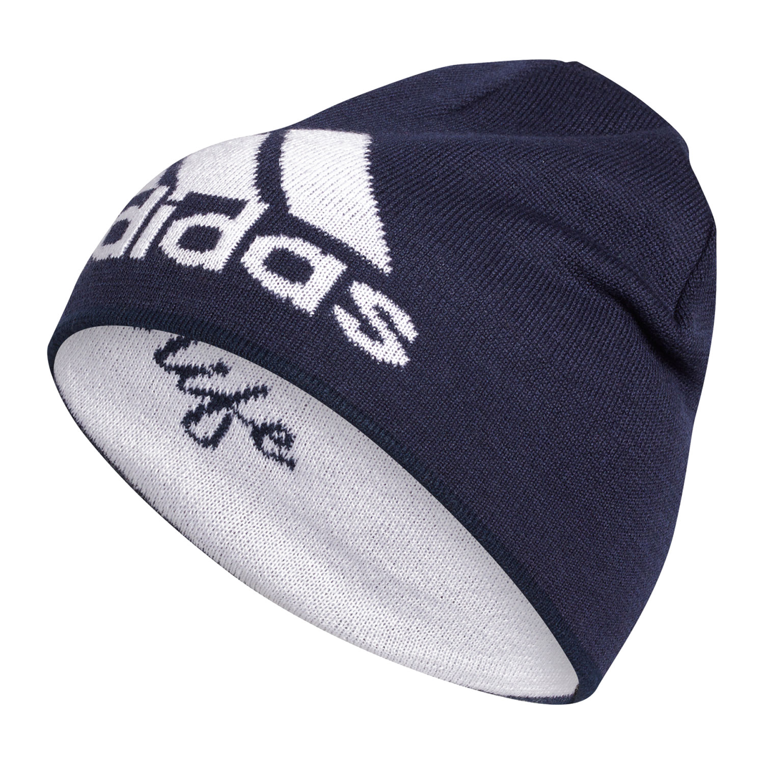 adidas阿迪达斯棉帽男士冬季户外运动防寒保暖护耳休闲毛线帽子女