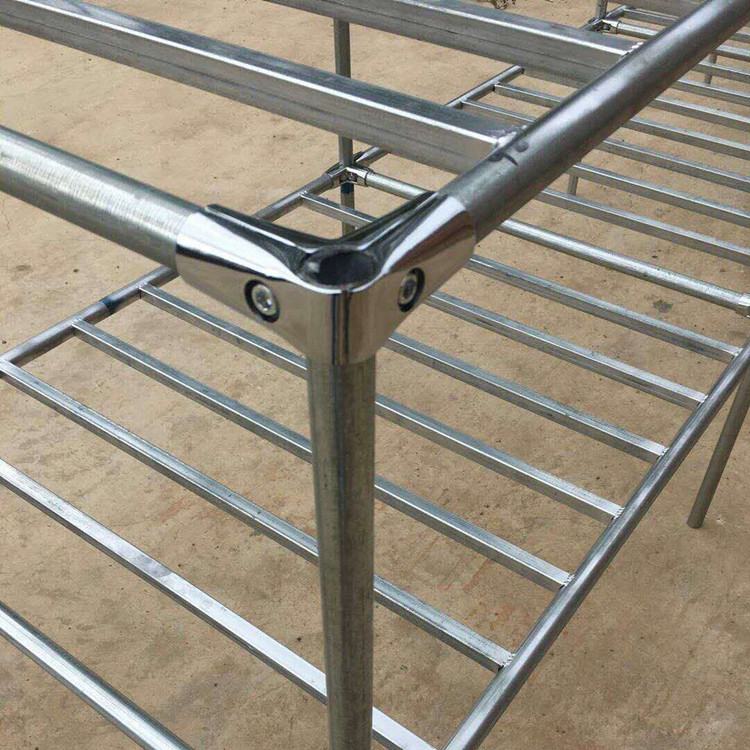 家用花架大棚骨架多肉绿植双层镀锌钢管可调花架