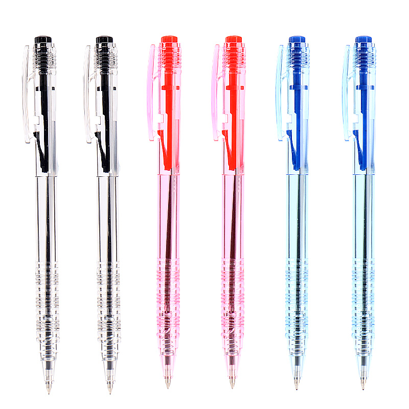 24支装包邮晨光文具bp0048按动圆珠笔油性0.7mm圆珠笔