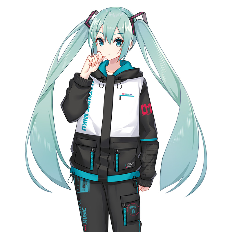 正版周边男女秋冬服装二次元vocaloid/v家初音未来冲锋衣动漫外套