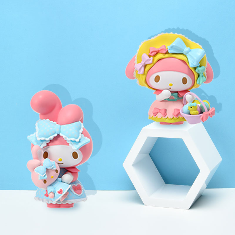 miniso名创优品mymelody茶话会系列盲盒摆件可爱桌面潮玩盲盒