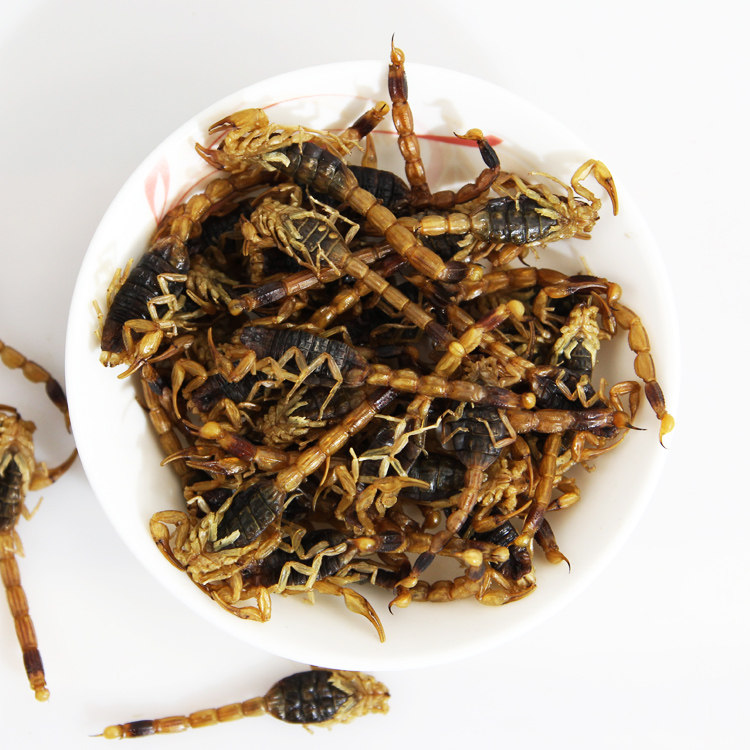 中药材 野生新货 清水蝎子干 全虫 全蝎干蝎子药用食用 50克 包邮