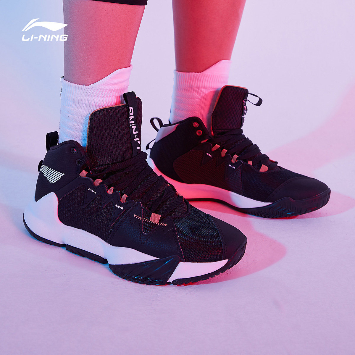 2020春夏季新款李宁暴风outdoor男子减震回弹实战篮球鞋