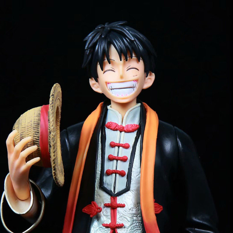 海贼王gk中国国风路飞手办动漫航海王唐装te海贼王手办专区