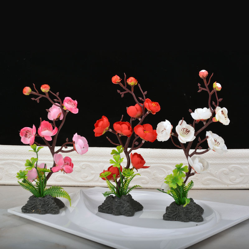 饰花草日料刺身摆盘创意小花拼盘围边点缀摆件花 酒店餐厅放干冰装