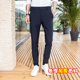 Pants men Korean version of the trend of slim men's casual pants nine-point men's pants autumn and winter plus velvet trousers feet trousers men Pants men Korean version of the trend of slim men's casual pants nine-point men's pants autumn and winter plus velvet trousers feet trousers men
