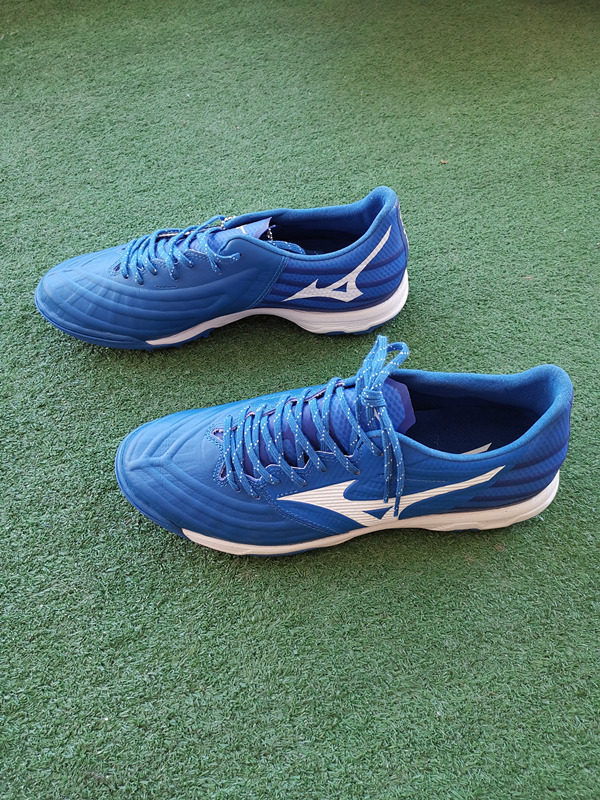美津浓专柜mizuno新款rebula3代eliteas蓝色tf足球鞋