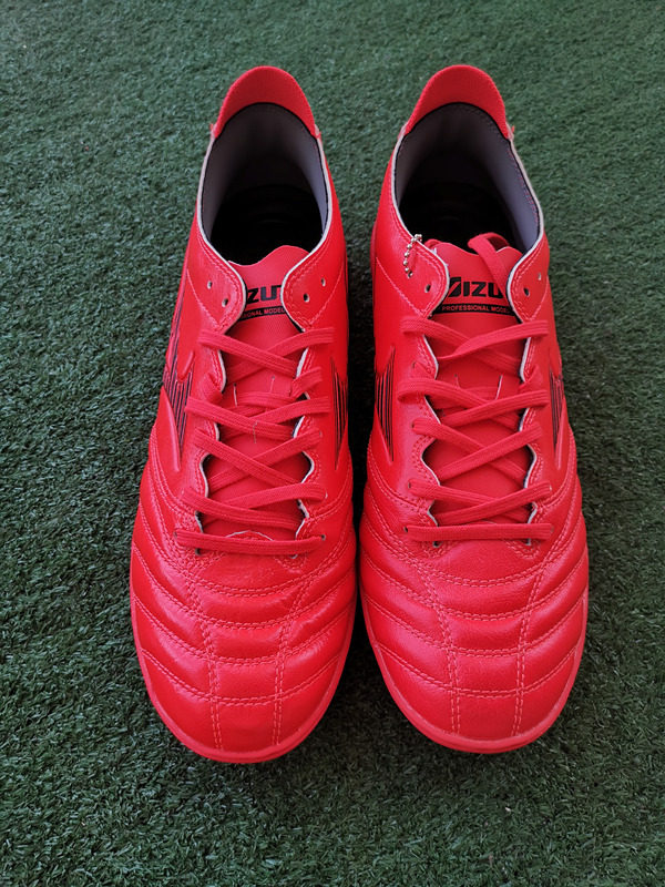 正品mizuno美津浓morelia红色neo碎钉莫雷雷拉tf足球鞋