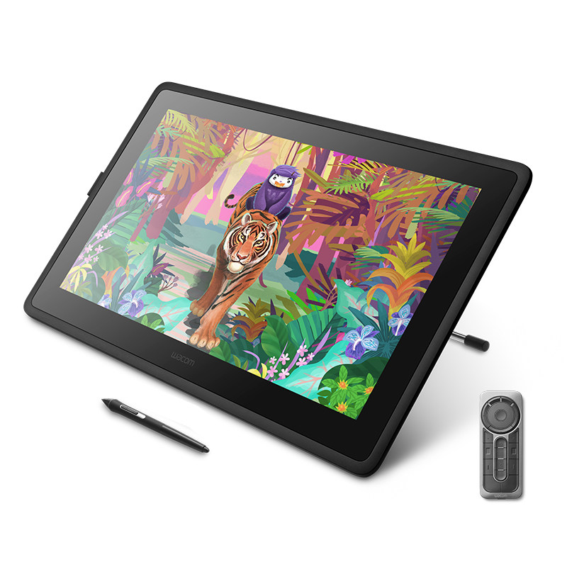 绘画wacom数位dtk2260手绘平板新帝影拓画画专用手写输入