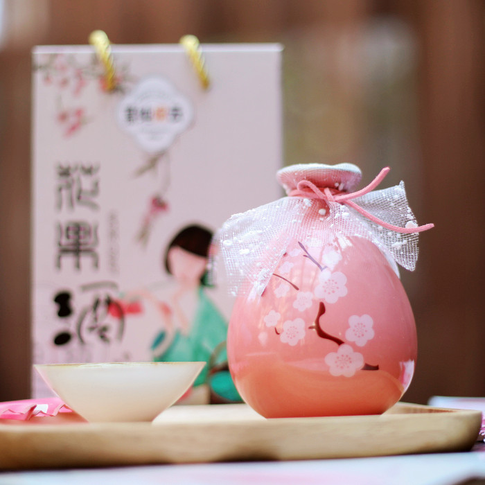 第2瓶半价桃花醉桃花酒桃花酿水果酒少女低度网红 躺尸抖音甜酒
