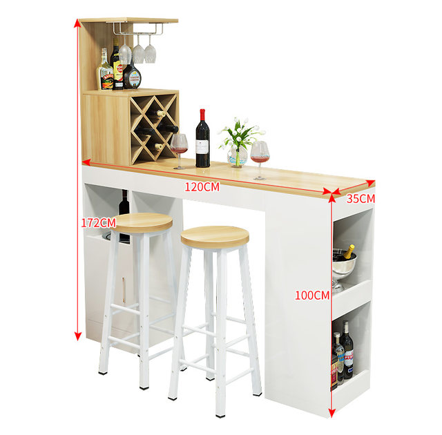Nordic bar table home modern minimalist wine cabinet living room small apartment partition table simple small bar table against the wall Nordic bar table home modern minimalist wine cabinet living room small apartment partition table simple small bar table against the wall