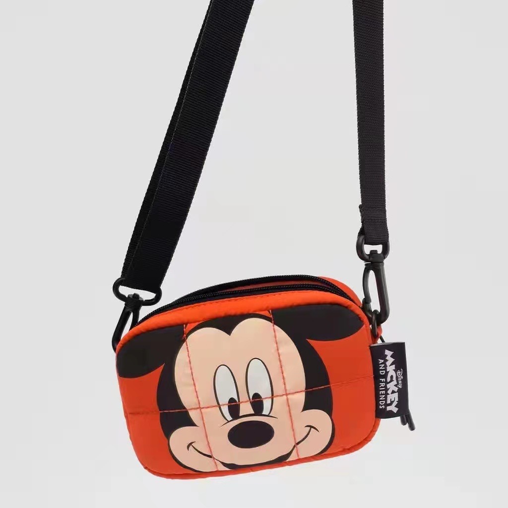 zarawang米奇斜挎包可爱儿童米老鼠手机包相机相机通用款女包