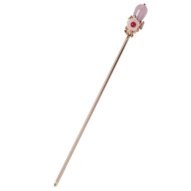 古装神棍头钗盘发古代挽发发簪少女古风发饰发饰