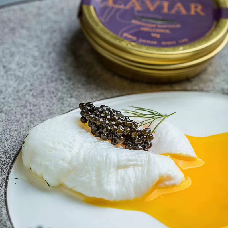 俄罗斯鱼子酱进口西伯利亚鱼籽寿司高端西餐caviar10孕妇鱼籽酱