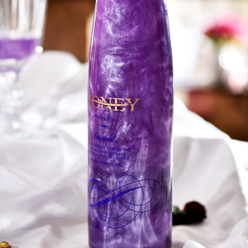 抖音同款星空酒银河紫色火焰酒网红极光流沙酒高颜值女生生日甜酒