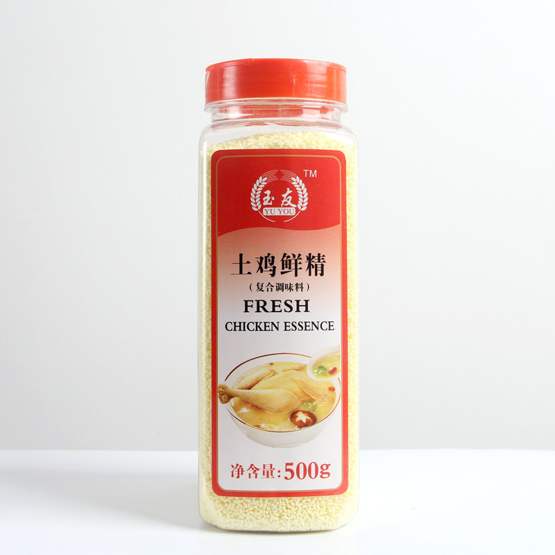 鸡精玉友瓶装邮费土鸡火锅调味料散装500g包邮鸡精