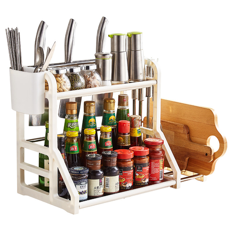 厨房用品家用大全落地筷子置物架调味调料架砧板刀具刀架收纳神器