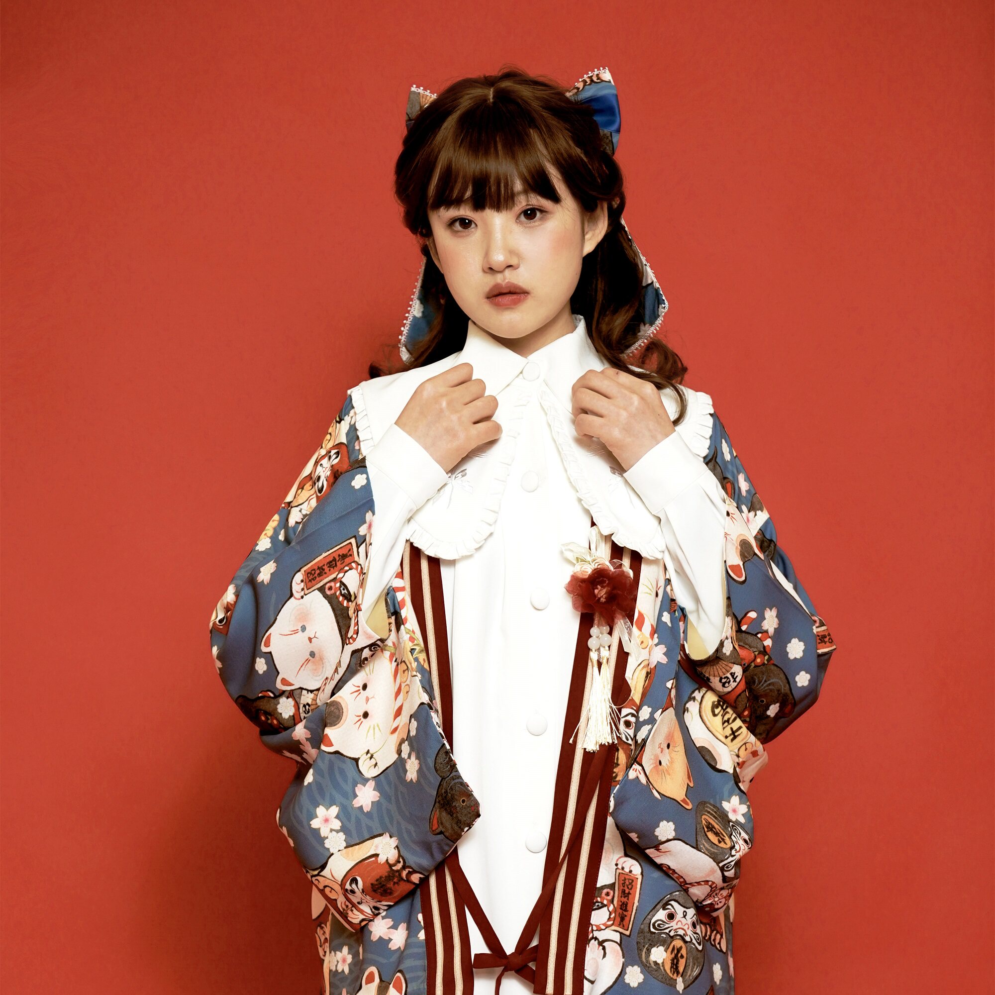 全款预约可用花呗 南十字 钱多多 四型羽织 招财猫和风内搭百搭