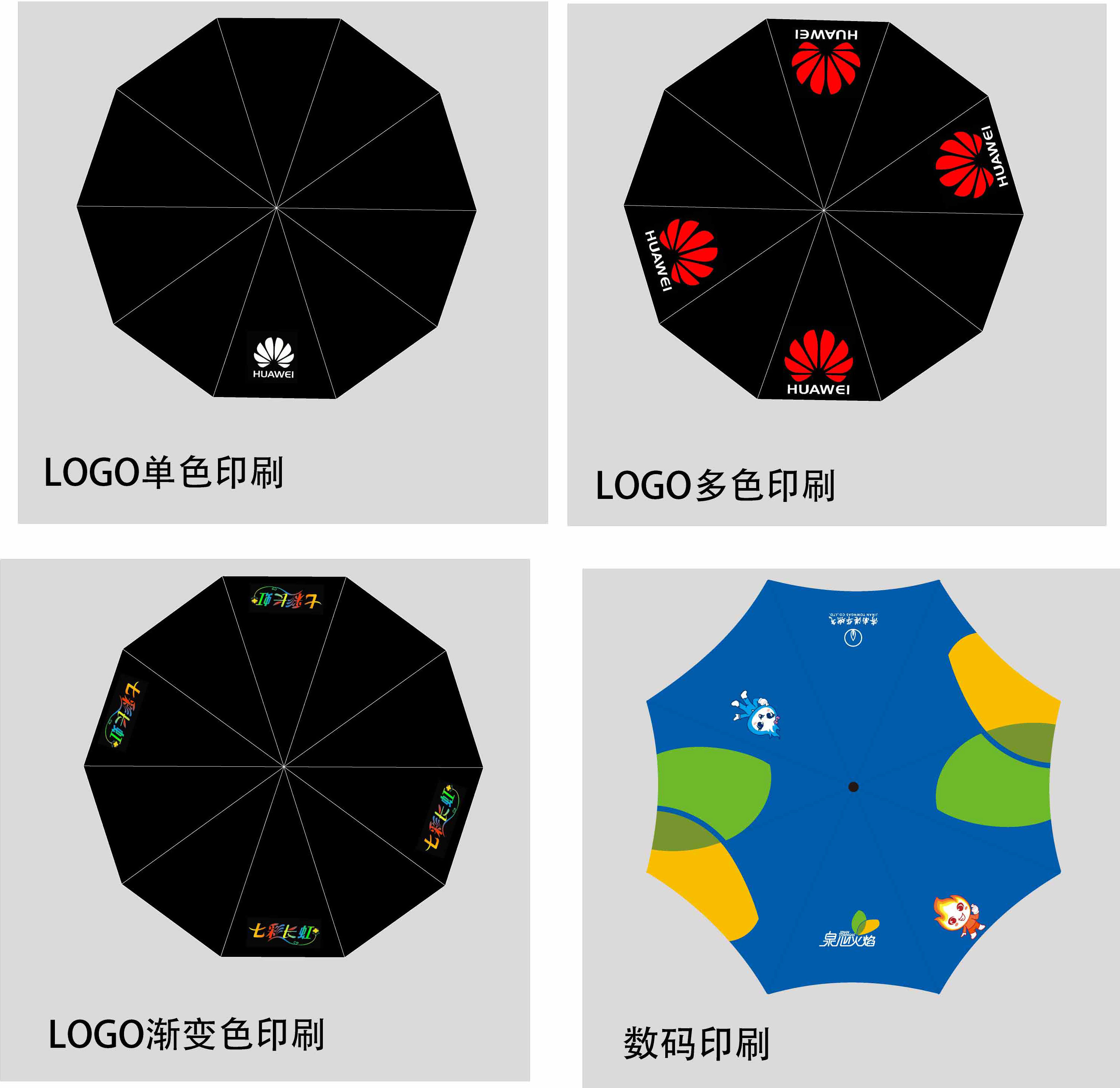 深圳厂家高端雨伞定制印刷logo图案全自动折叠遮阳太阳广告礼品伞