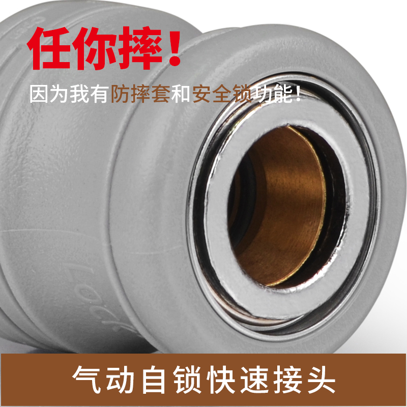 耐防摔~山耐斯气动快速接头气管自锁SP20 PP SM30 PM SH40 PH PF - 图3