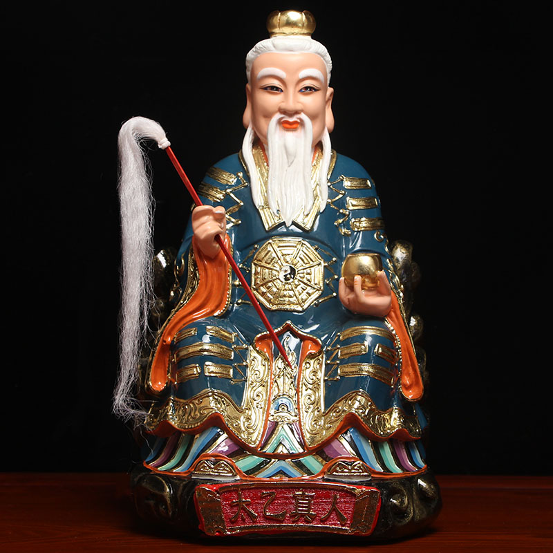 太乙真人神像树脂佛像居家供奉道教摆件救苦摆件
