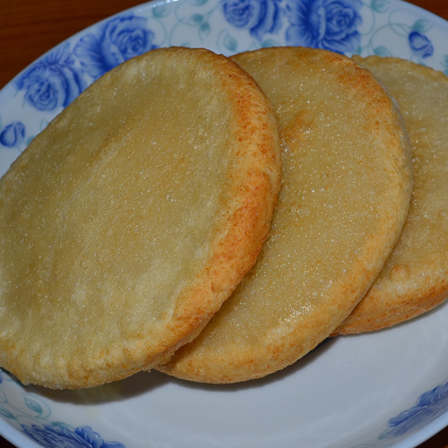 糍粑信阳特产光山红豆绿豆芝麻馅糍圆形年糕