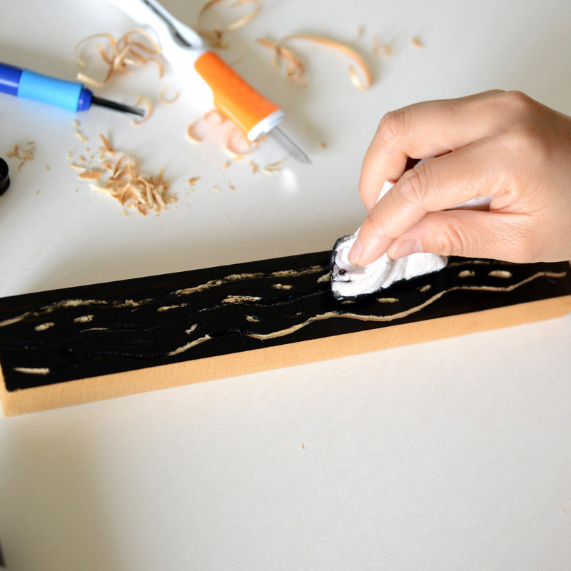 颜料版画油墨日本手工8色印刷环保安全入门国画颜料