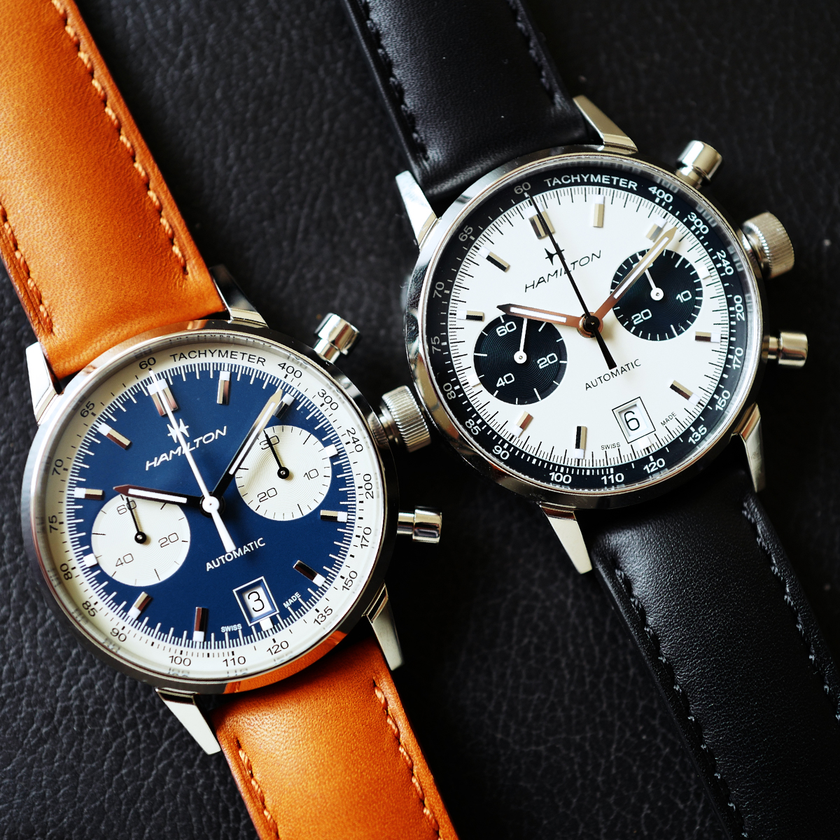 H38416711/H38416541汉米尔顿熊猫盘自动计时表