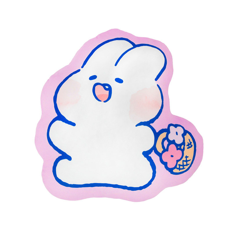 歪瓜出品软萌mongmong公仔韩国ins兔子毛绒玩具抱枕生日毛绒布艺类