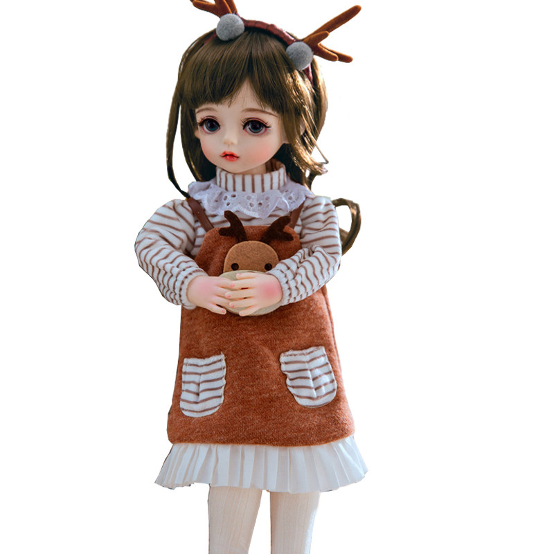 30cm手工改妆6分实体关节bjd仿真女孩儿童公主玩具洋娃娃生日礼物